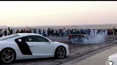 Audi R8 Donuts in Bahrain