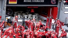 Formula 1 - Ferrari -  Michael Schumacher - Boxenstop